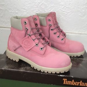 Pink Timberland Boots
